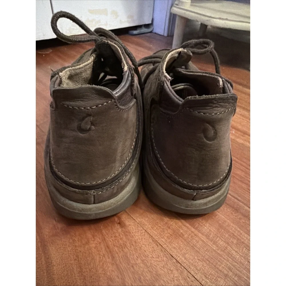 Olukai Boots Men's Sz 7 Leather loli'i Puki Chukka Fall Casual Outdoor Hiking